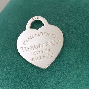Tiffany & Co. Large Heart Tag 1.2”